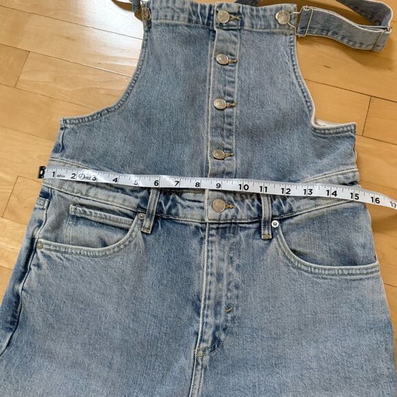 Free People Shelby Overalls in Blue 28 - Picture 7 of 14